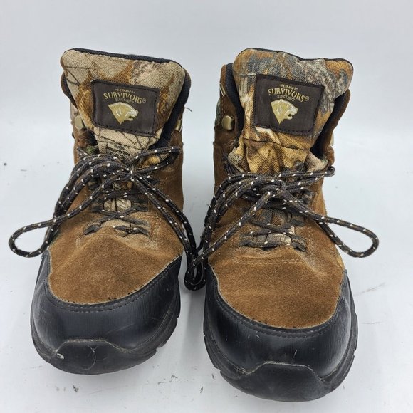 Herman Survivors Camo Waterproof Ankle Lace Up Hunting Boots 9.5W Unisex - Picture 2 of 12